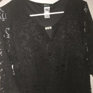black formal onyx shirt